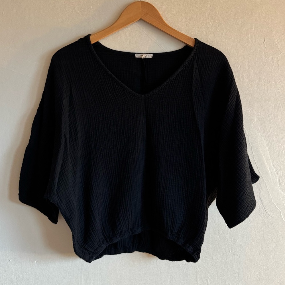 Suunday Brand Gauze Dolman Top, Discontinued